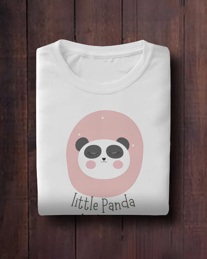 Little Panda Personalized Kids T-Shirt Custom Name Tee
