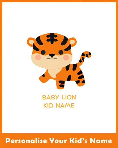 Baby Lion Personalized T-Shirt Custom with Your Child’s Name