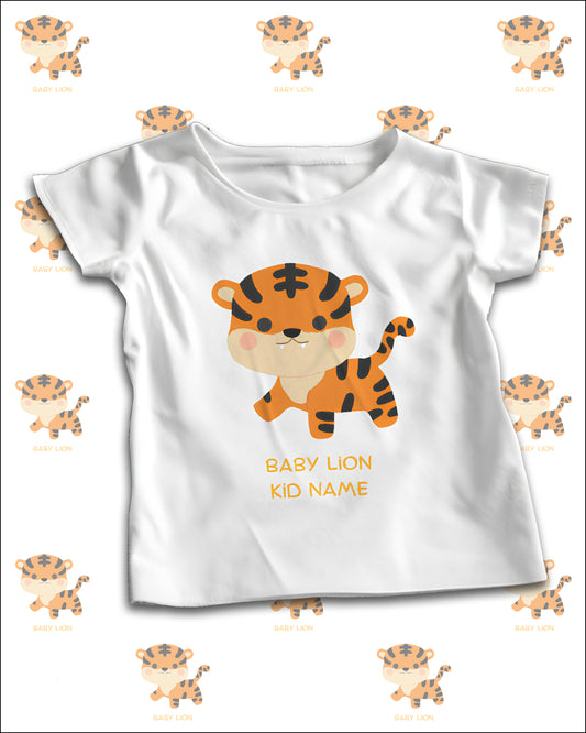 Baby Lion Personalized T-Shirt Custom with Your Child’s Name
