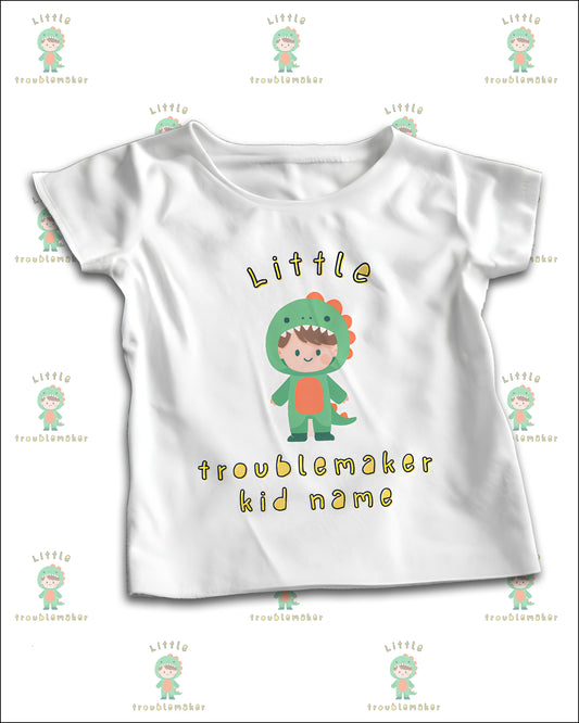 Little Trouble Maker Personalized T-Shirt Custom with Your Child’s Name