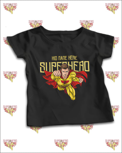 Superman Personalized Style T-Shirt with Custom Name For Super Kid